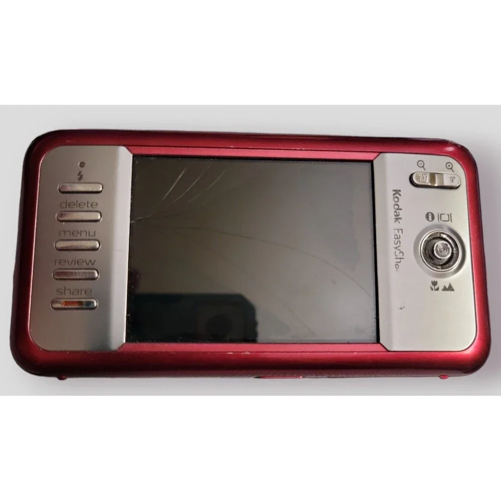 Kodak EasyShare - V803 - Battery Charger NOT Included - Red - For Parts Only